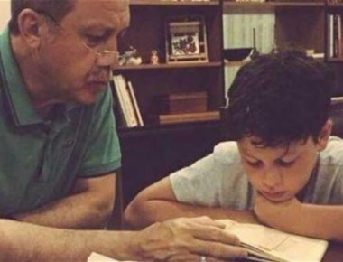 Καλός παππούς! Το άλλο «πρόσωπο» του Ερντογάν